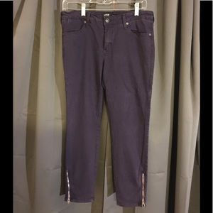 Just Black Purple Dean 30P Skinny Jean